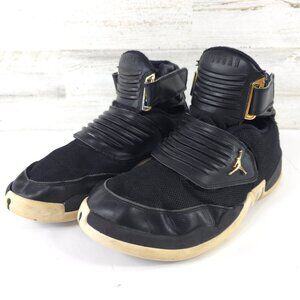 NIKE AIR JORDAN Generation 23 Mens SIZE 10 Black White Metallic Gold **AS-IS**